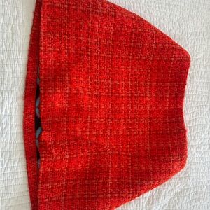ZARA Orange Tweed Mini Skirt - Classic Women's Skirt